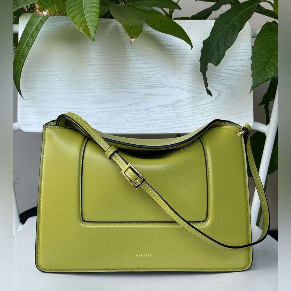 Wandler Penelope Shoulder Bag in Olive/ Khaki Green